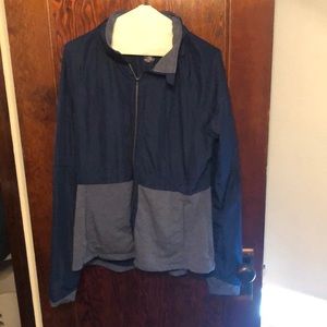 Blue Windbreaker Jacket